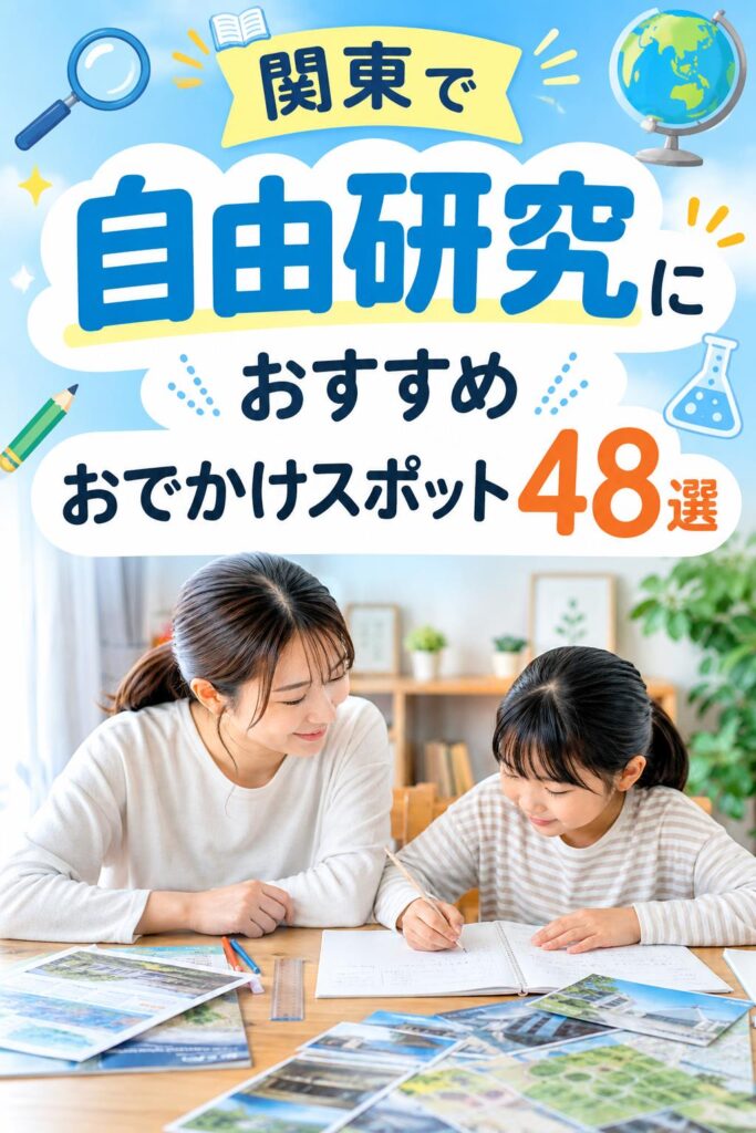 関東で子供と自由研究におすすめのおでかけスポットを紹介する記事のタイトル画像