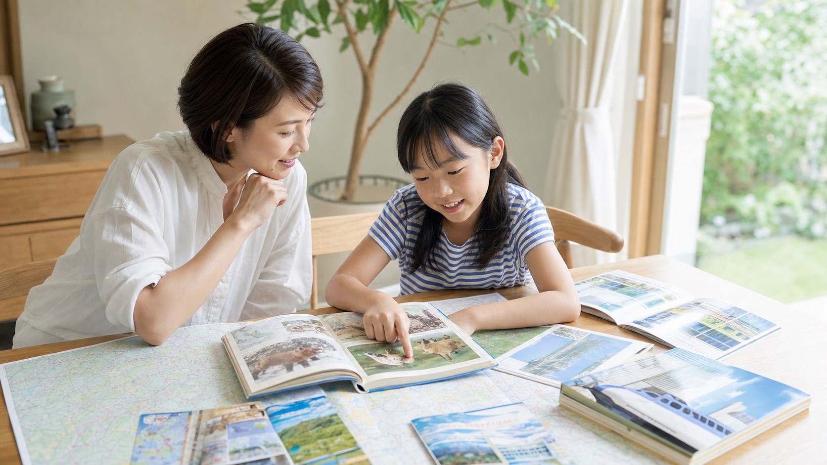 夏休みの日帰りおでかけ先を子供の興味から選ぶ親子